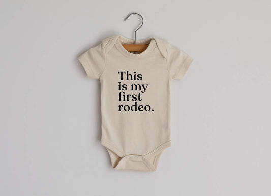 This is my First Rodeo onesie