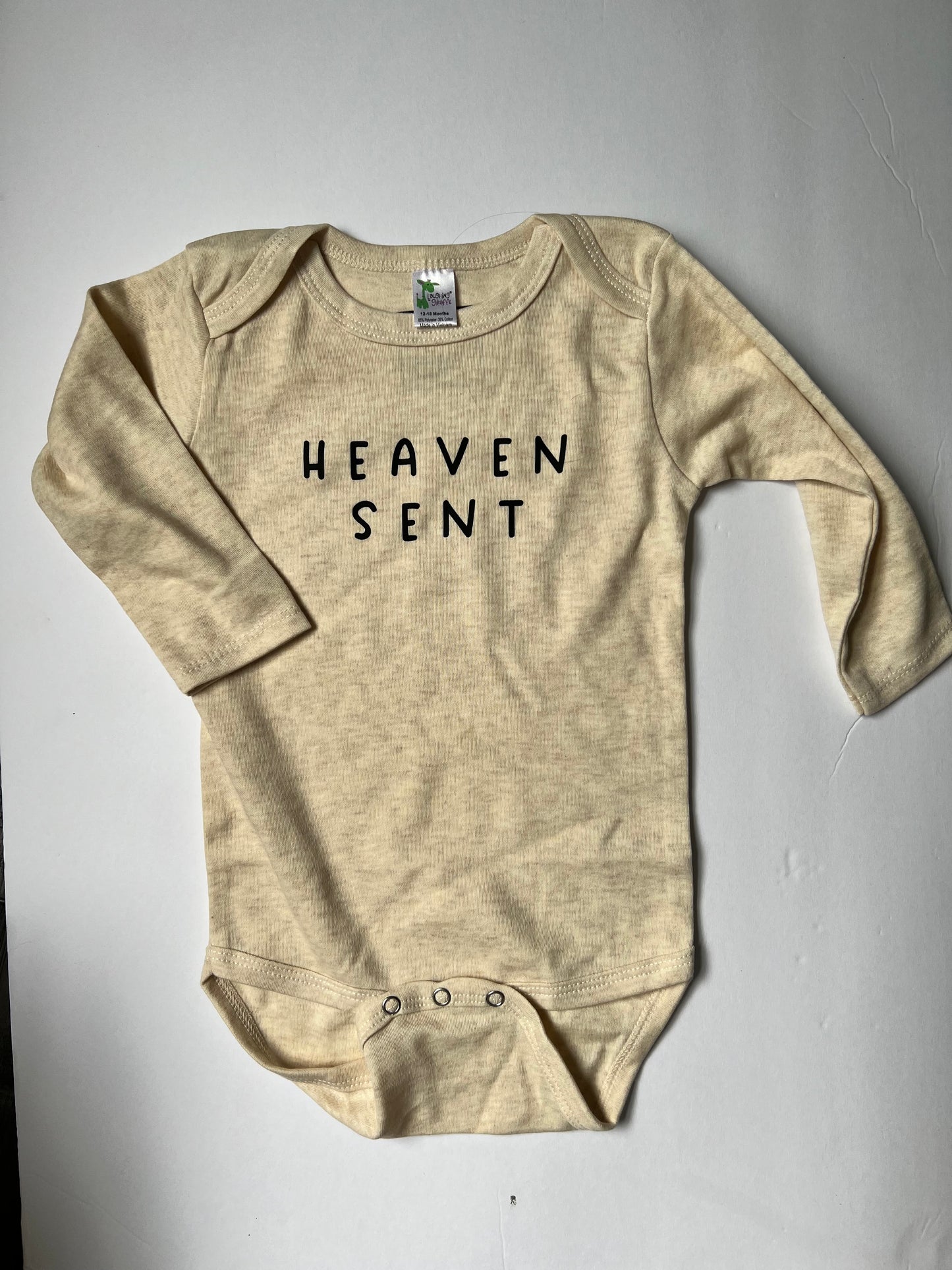 Heaven Sent onesie LS